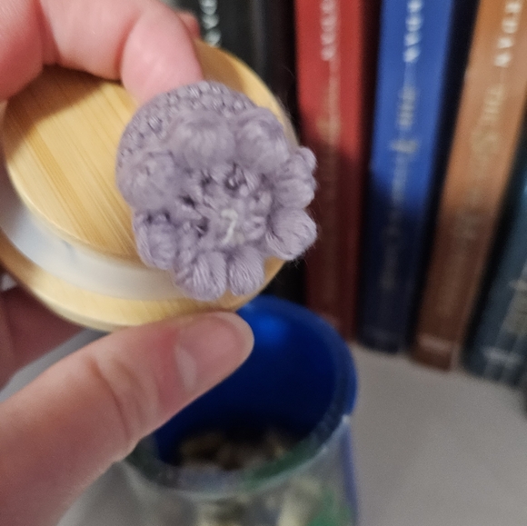 Crochet Octopus in Upcycled Jar - Picture 4 of 8